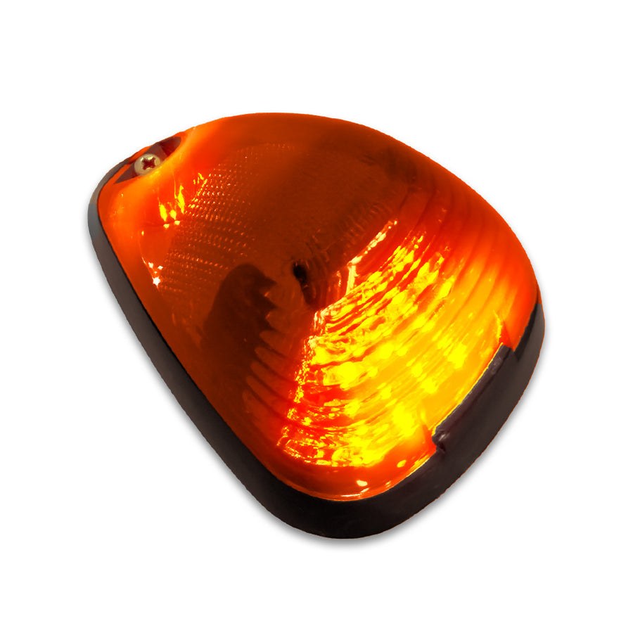 Recon Accessories Roof Marker Light, Amber ABS Plastic Lens, 2-WAY Front/ Rear Facing Ultra High Power LED, Amber Bulb, Set of 5 – 264143AMHPAM