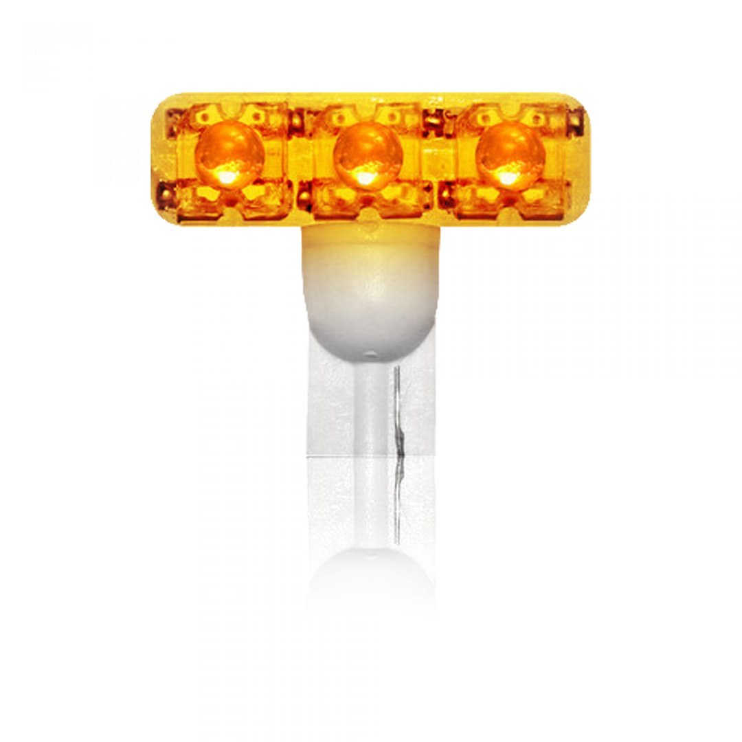Recon Accessories Side Marker Light Bulb – LED, 194 T-10 LED, Amber, Single – 264180AM
