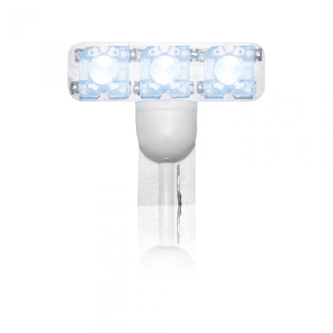 Recon Accessories Roof Marker Light Bulb – LED, 194/ 168 T-10 LED 1 Watt, White Bulb, Set of 5 – 264180WHX