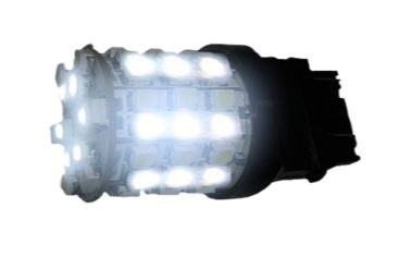 Recon Accessories Brake Light Bulb – LED, 3057/ 3157/ 3357/ 3457/ 4057/ 4157 LED, 30 White and 30 Amber LED, Single – 264207WA
