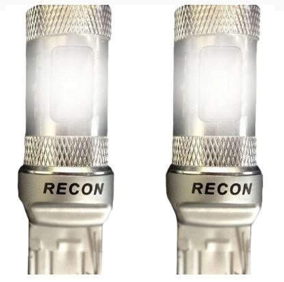Recon Accessories Backup Light Bulb – LED, 7440 360 Degree LED, White Bulb, Set of 2 – 264228WH