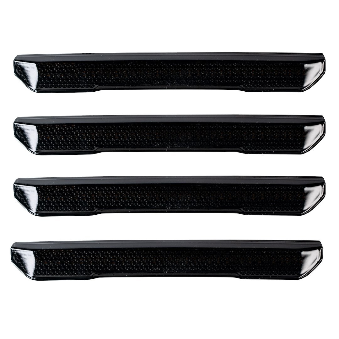 Recon Accessories Side Marker Light, Fender, Smoke Lens, Black Trim, LED, White Bulb, Set of 4 – 264230WHBK
