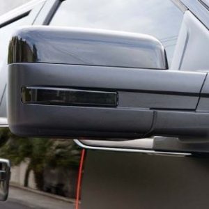Recon Accessories Exterior Mirror Turn Signal Light, Smoke Lens, LED, Clear Bulb, Set of 2 – 264241WHBK
