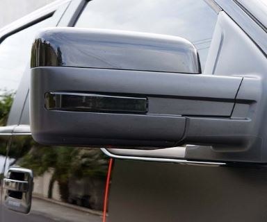 Recon Accessories Exterior Mirror Turn Signal Light, Smoke Lens, LED, Clear Bulb, Set of 2 – 264241WHBK