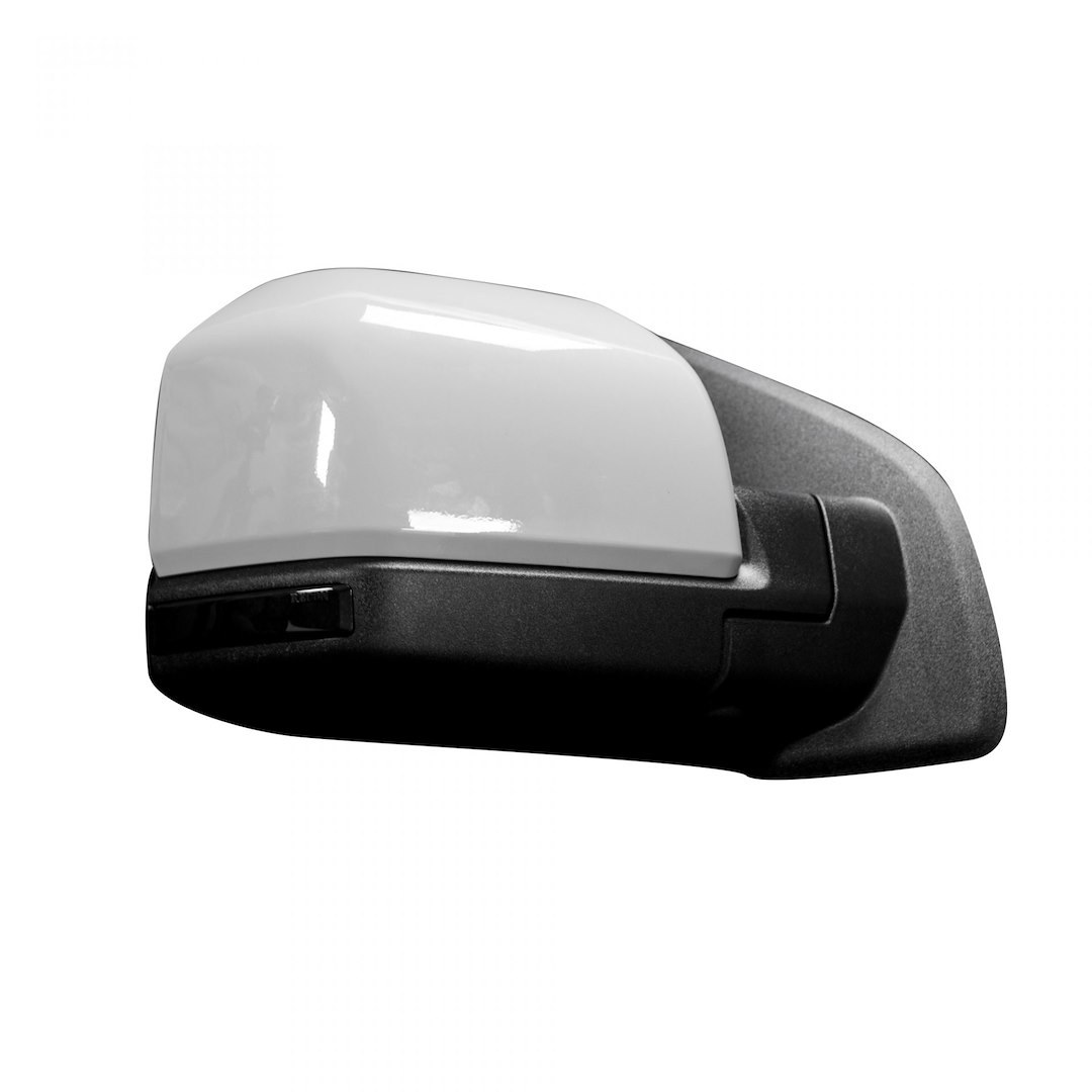 Recon Accessories Exterior Mirror Turn Signal Light, Smoke Lens, LED, White Bulb, Set of 2 – 264244WHBK