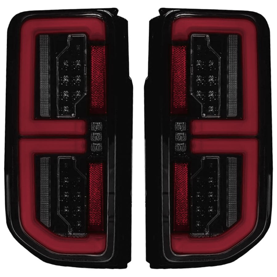 Recon Accessories Tail Light Assembly, Oled, Smoke ABS Plastic Lens, Black Housing – 264279BK