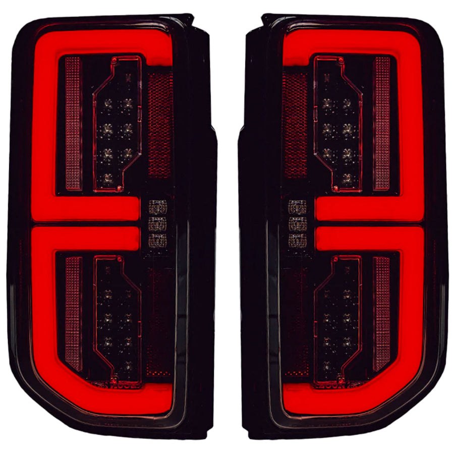 Recon Accessories Tail Light Assembly, Oled, Smoke ABS Plastic Lens, Black Housing – 264279BK