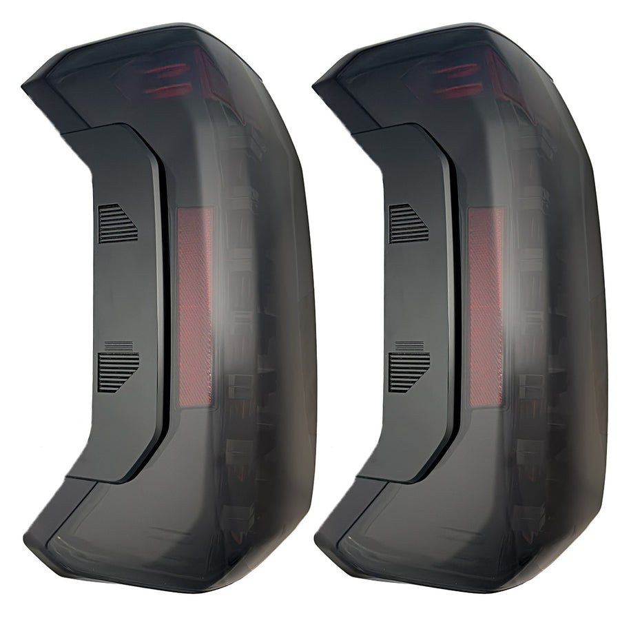 Recon Accessories Tail Light Assembly, Smoke Lens, Black Housing, LED with Startup Light Sequence – 264289BK