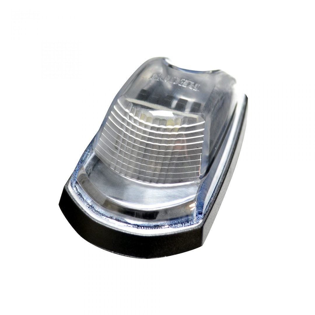Recon Accessories Roof Marker Light – LED, Direct Fit Oval, Clear Lens, LED Bulb, Amber Bulb, Set of 5, Replaces Factory Lights – 264343CL