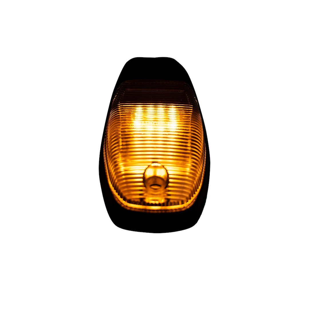 Recon Accessories Roof Marker Light – LED, Smoke Lens, High Power Led’s, Amber Bulb, Set of 5, With Wiring Harness/ Screws – 264345BK