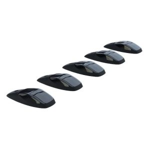 Recon Accessories Roof Marker Light – LED, Smoke Lens, High Power Led’s, White Bulb, Set of 5 – 264346WHBK