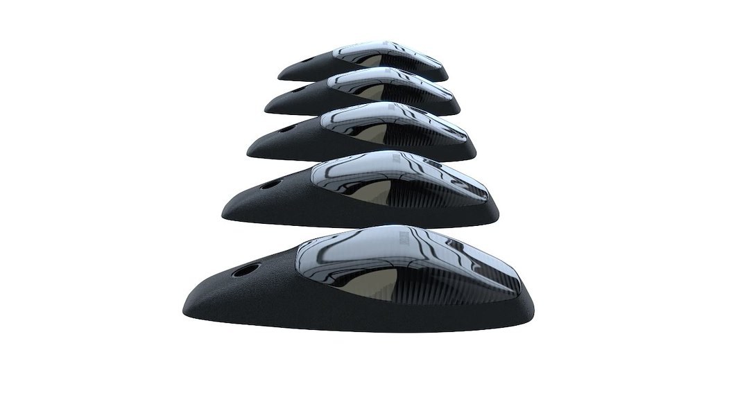 Recon Accessories Roof Marker Light – LED, Smoke Lens, High Power Led’s, White Bulb, Set of 5 – 264346WHBK