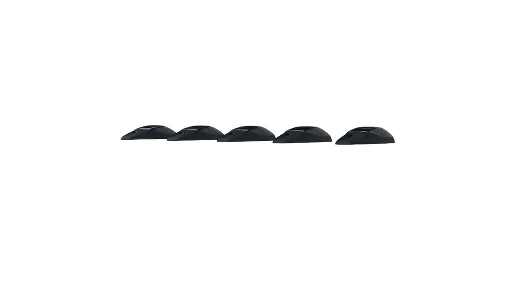 Recon Accessories Roof Marker Light – LED, Smoke Lens, High Power Led’s, White Bulb, Set of 5 – 264346WHBK