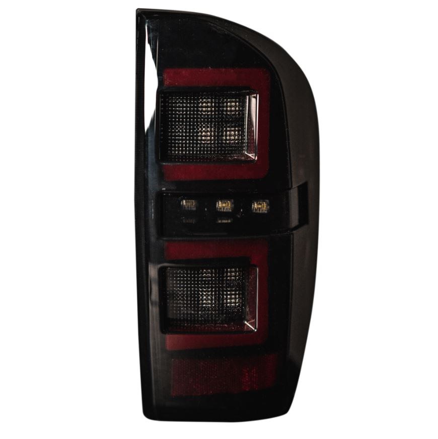 Recon Accessories Tail Light Assembly, LED Brake Light, Smoke Lens, Black Housing, Red Bulb, Set of 2 – 264388BK