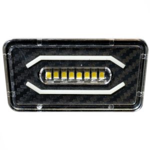 Recon Accessories License Plate Light, LED, License Plate Mount, White LED, Black Housing – 264907