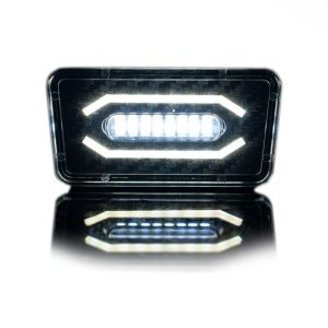 Recon Accessories License Plate Light, LED, License Plate Mount, White LED, Black Housing – 264907