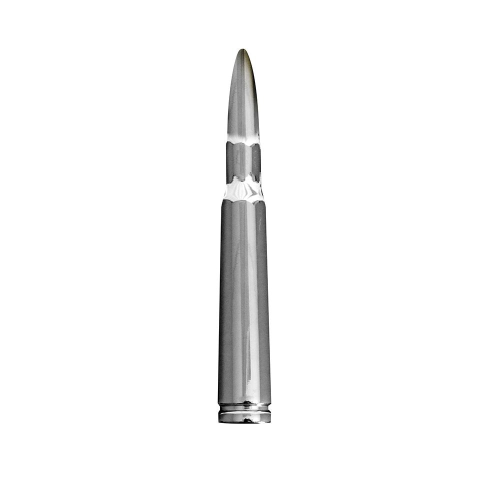 Recon Accessories Antenna Mast, 5 Inch Length, Chrome, Silver, Aluminum – 264ANT50CH