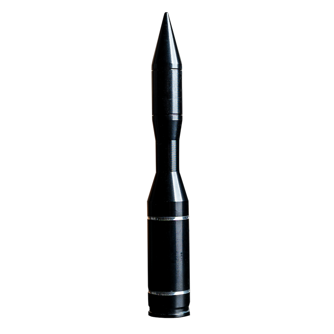 Recon Accessories AM/ FM Antenna, Used with High Definition Radio Tuning, Rocket Shape Style, 5 Inch Height, Black – 264ANTRTBK