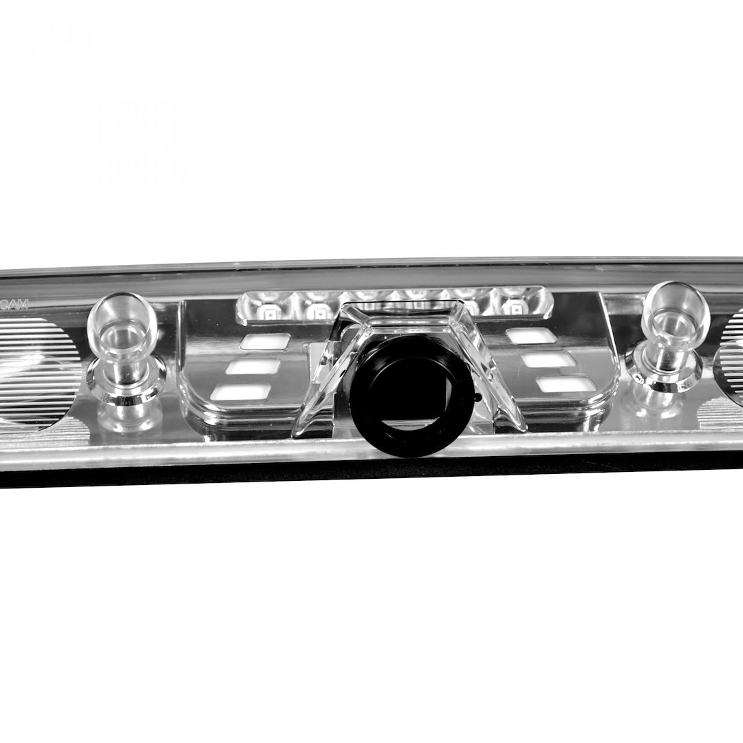 Recon Accessories Center High Mount Stop Light, Cree Xml LED, Clear Lens, Red Brake Bulb/ White Cargo Light Bulb, With Cargo Light – 264129CAMCL