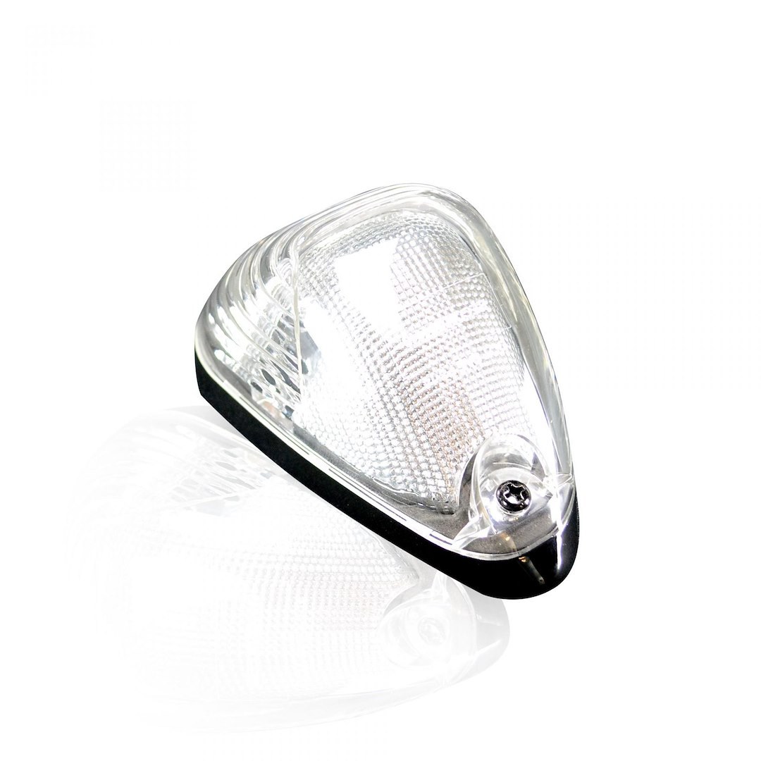 Recon Accessories Roof Marker Light, Direct Fit Tear Drop, Clear Lens, LED Bulb, Selectable Color Through Bluetooth Phone App, Set of 5 – 264143CLRGB