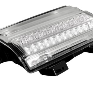 Recon Accessories Turn Signal Light Assembly – LED, Clear Lens, Oled Scanning Switchback Turn Signal/ Oled Daytime Running Light – 264148LEDCL