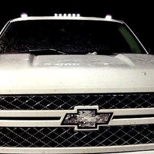 Recon Accessories Roof Marker Light, Direct Fit OEM Style, Smoke Lens, LED Bulb, Selectable Multi-Colored Through Bluetooth Phone App – 264156BKRGB