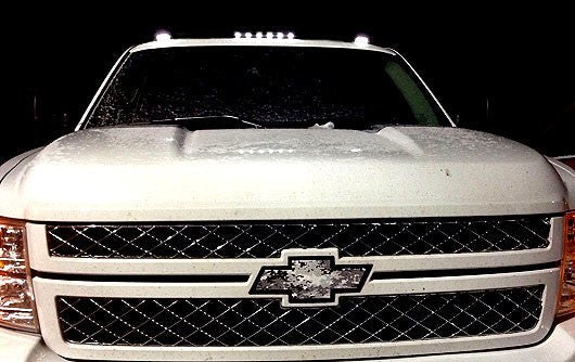Recon Accessories Roof Marker Light, Direct Fit OEM Style, Smoke Lens, LED Bulb, Selectable Multi-Colored Through Bluetooth Phone App – 264156BKRGB