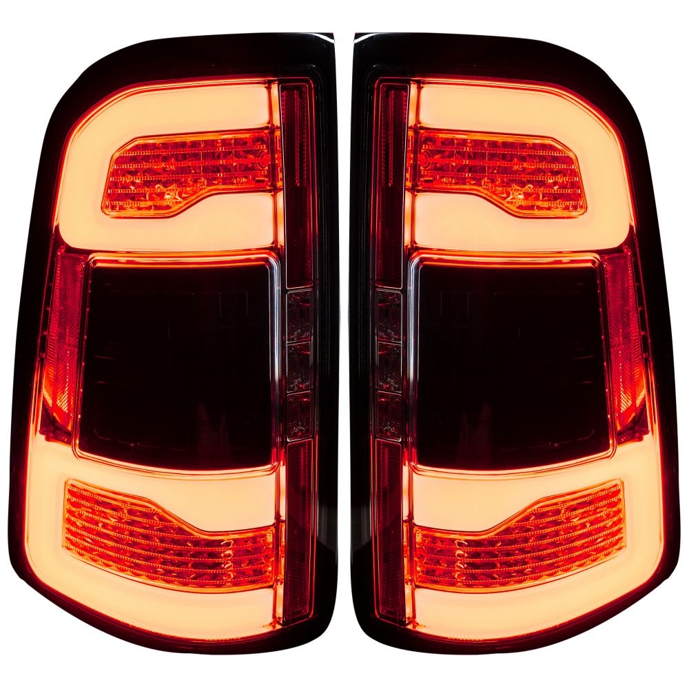 Recon Accessories Tail Light Assembly, Oled, Smoke Lens, Black Housing, Red/ White Bulbs, Set of 2 – 264338LEDBK
