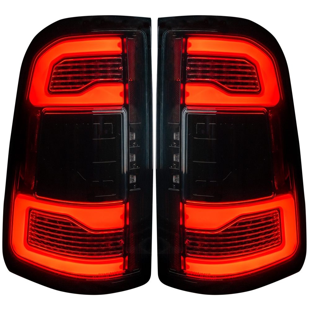 Recon Accessories Tail Light Assembly, Oled, Smoke Lens, Black Housing, Red/ White Bulbs, Set of 2 – 264338LEDBK
