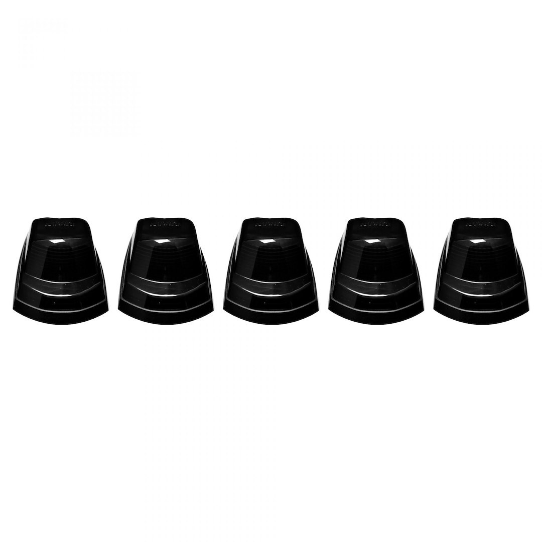 Recon Accessories Roof Marker Light, Direct Fit Oval, Smoke Lens, LED Bulb, Selectable Multi-Colored Through Bluetooth Phone App – 264343BKRGB