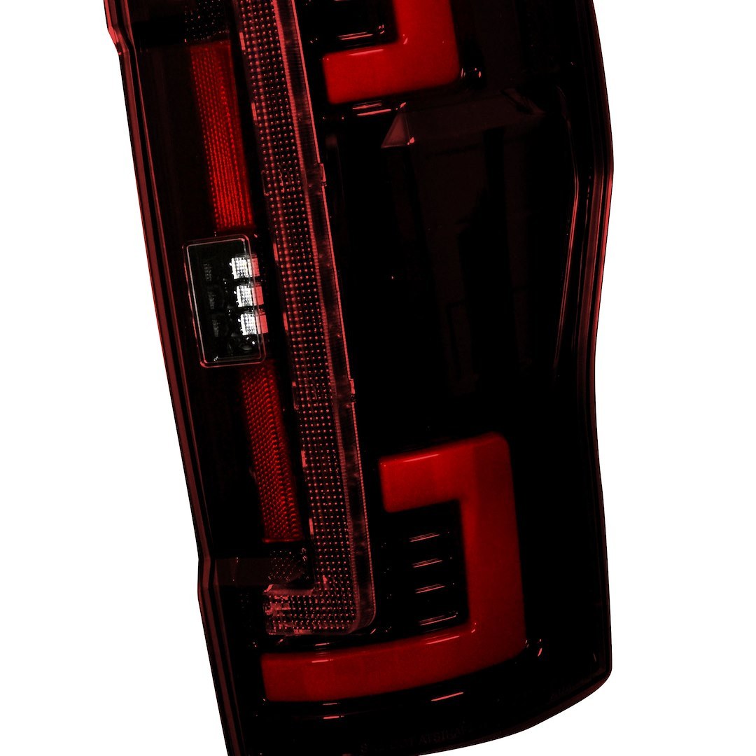 Recon Accessories Tail Light Assembly, Red Lens, Chrome Housing, Oled, Red Bulbs, Set of 2 – 264399LEDRD
