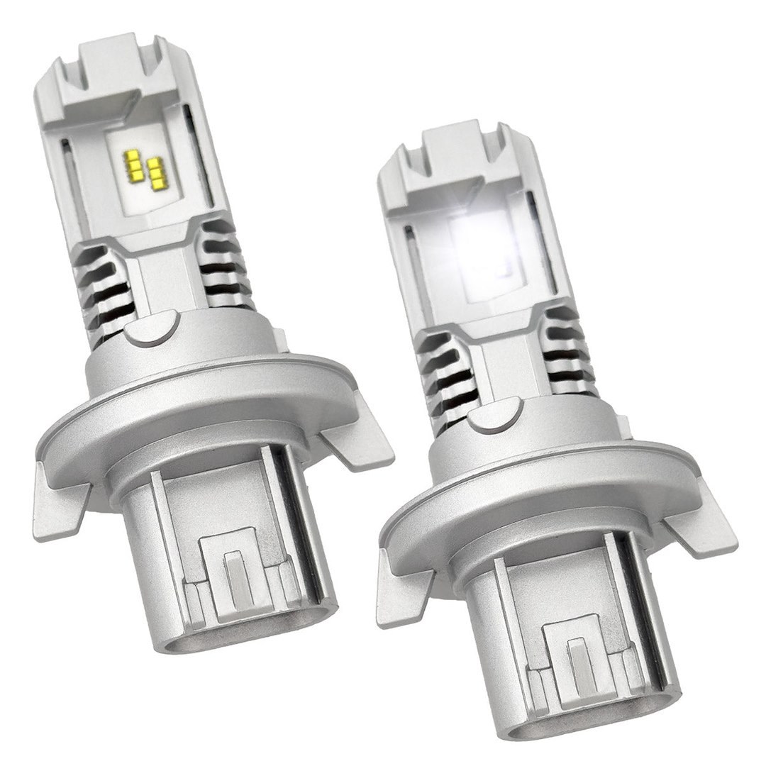 Recon Accessories Headlight Bulb, H13/ 9008, LED Bulb, 25 Watt, 12 Volt, White Beam Color, 6000K Light Color Temperature, Set of 2 – 264H13LEDHPNB