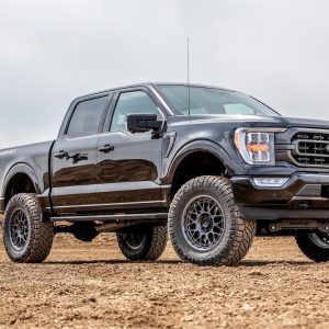 ReadyLIFT Lift Kit Suspension, 6 Inch Front Lift, 6 Inch Rear Lift, With Rear Shock ST3000 Absorbers IN Kit, Black Components – 44-21600