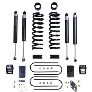 ReadyLIFT Lift Kit Suspension, 3 Inch Front Lift, 3 Inch Rear Lift, With Front and Rear Falcon Shock Absorbers, Black Components – 49-19332