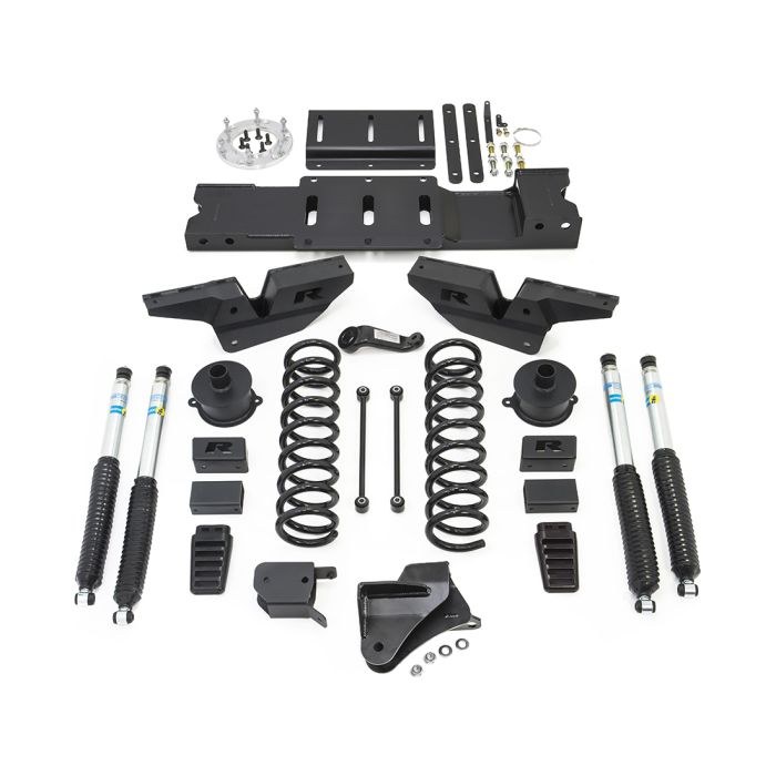 ReadyLIFT Lift Kit Suspension, 6 Inch Front Lift, 3-1/2 Inch Rear Lift, With Front and Rear Bilstein Shock Absorbers IN Kit – 49-1961