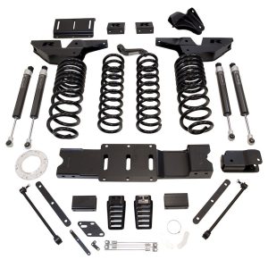 ReadyLIFT Lift Kit Suspension, 6 Inch Front Lift, 4 Inch Rear Lift, With Front and Rear Falcon Shock Absorbers IN Kit – 49-19610