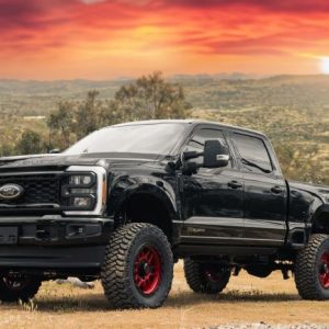 ReadyLIFT Lift Kit Suspension, 6 Inch Front Lift, 6 Inch Rear Lift, With Front and Rear Falcon Shock Absorbers, Black Components – 49-23621