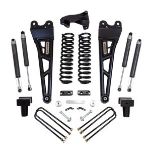 ReadyLIFT Lift Kit Suspension, 4 Inch Front Lift, 4 Inch Rear Lift, With Front and Rear Falcon Shock Absorbers – 49-27421