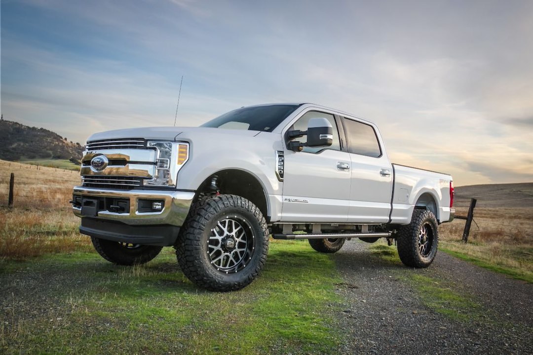 ReadyLIFT Lift Kit Suspension, 4 Inch Front Lift, 4 Inch Rear Lift, With Front and Rear Falcon Shock Absorbers – 49-27421