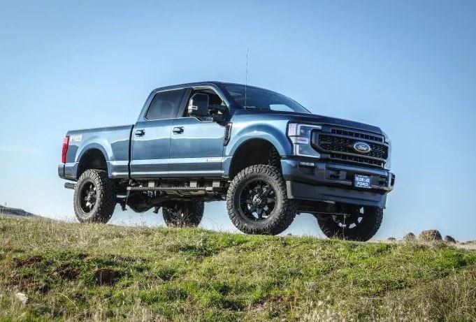 ReadyLIFT Lift Kit Suspension, 6-1/2 to 7 Inch Front Lift, 6-1/2 Inch Rear Lift, With Front and Rear Falcon Shock Absorbers – 49-27720