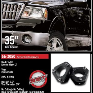 ReadyLIFT Leveling Kit Suspension, 3 Inch, Strut Assembly Extension, Includes 2 Strut Extensions – 66-2050