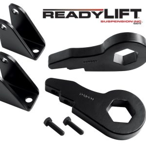 ReadyLIFT Leveling Kit Suspension, 2 Inch to 3 Inch Lift, Torsion Key, Includes 2 Torsion KEYS/2 Shock Extensions and Hardware – 66-3050