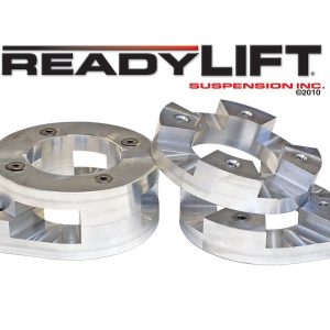 ReadyLIFT Leveling Kit Suspension, 1 Inch to 2 Inch Adjustable, Coil Spring Spacer, With 4 Interlocking Coil Spring Spacer Plates/ Hardware – 66-6095