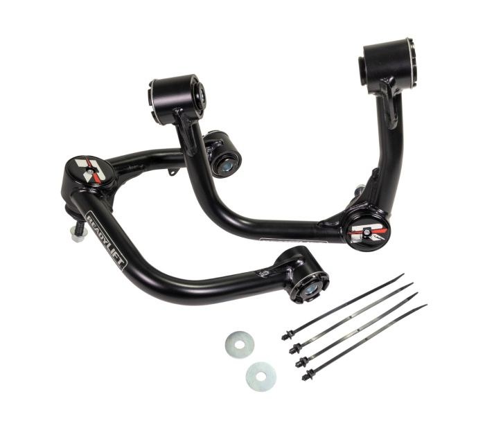 ReadyLIFT Control Arm, Tubular, Non Adjustable, Black, Steel, With Ball Joint/ Bushings/ Sleeves, Set of 2 – 67-54000