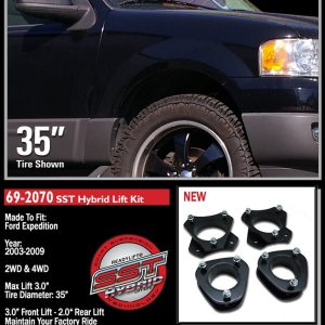 ReadyLIFT Lift Kit Suspension, Sst ® Series, 3 Inch Front Lift, 2 Inch Rear Lift – 69-2070