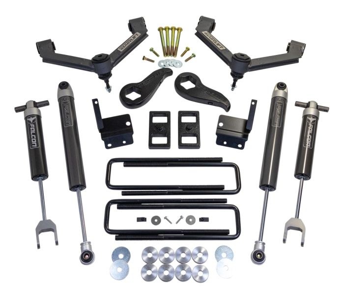 ReadyLIFT Lift Kit Suspension, Sst ® Series, 3 Inch Front Lift, 1 Inch Rear Lift, With Front and Rear Falcon Shock Absorbers IN Kit – 69-30320
