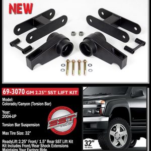 ReadyLIFT Lift Kit Suspension, Sst ® Series, 2-1/4 Inch Front Lift, 1-1/2 Inch Rear Lift – 69-3070
