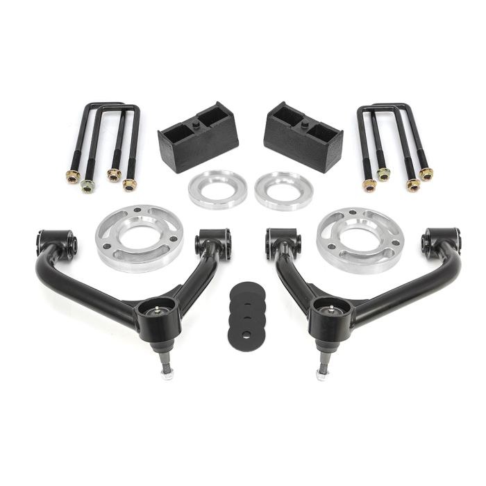 ReadyLIFT Lift Kit Suspension, 2 Inch Front Lift, 1 Inch Rear Lift, Without Shock Absorbers IN Kit – Shock Change Not Necessary – 69-3920