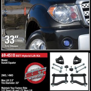 ReadyLIFT Lift Kit Suspension, Sst ® Series, 2-1/2 Inch Front Lift, 1-1/2 Inch Rear Lift – 69-4510