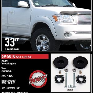 ReadyLIFT Lift Kit Suspension, Sst® Series, 2-1/2 Inch Front Lift, 1-1/2 Inch Rear Lift – 69-5010
